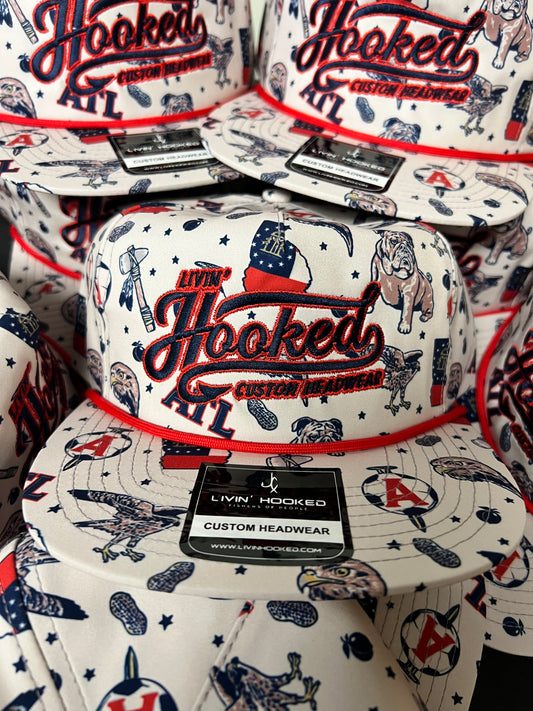 ROPE HAT: Georgia LIVIN HOOKED