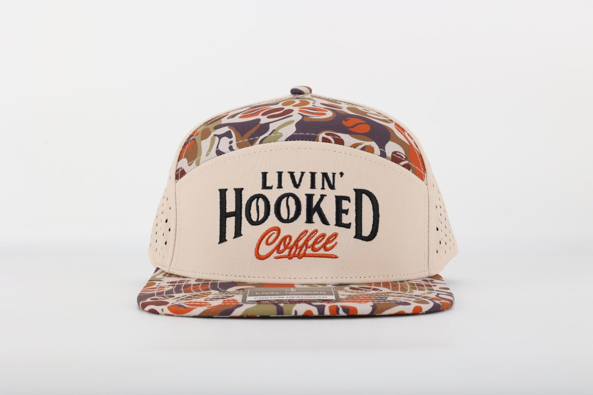 7 Panel WaterProof: Livin Hooked Coffee