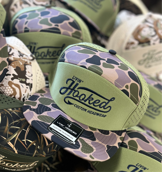 7 Panel Hat: Swamp Runner LIVIN HOOKED