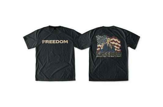 “Freedom" Remembering Charlie (BLACK) Tee