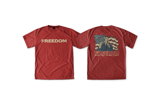 “Freedom" Remembering Charlie (RED) Tee