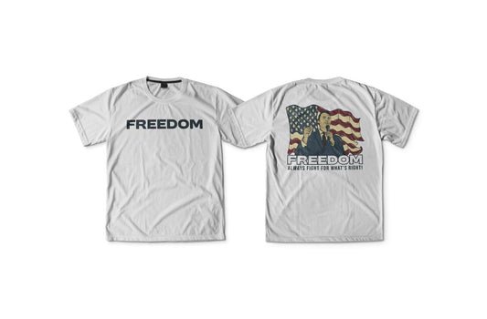 “Freedom" Remembering Charlie (WHITE) Tee