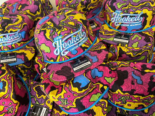 ROPE HAT: Neon Twist LIVIN HOOKED