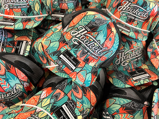 TRUCKER HAT: Surfs Up LIVIN HOOKED
