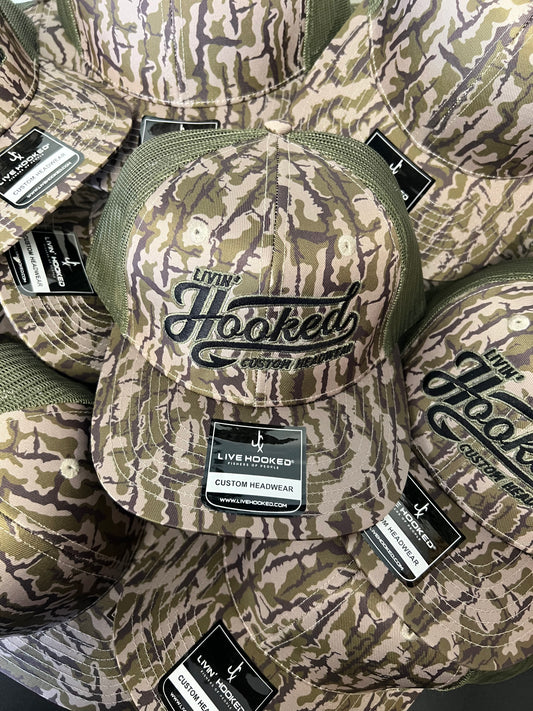 TRUCKER HAT: Hidden Timber LIVIN HOOKED