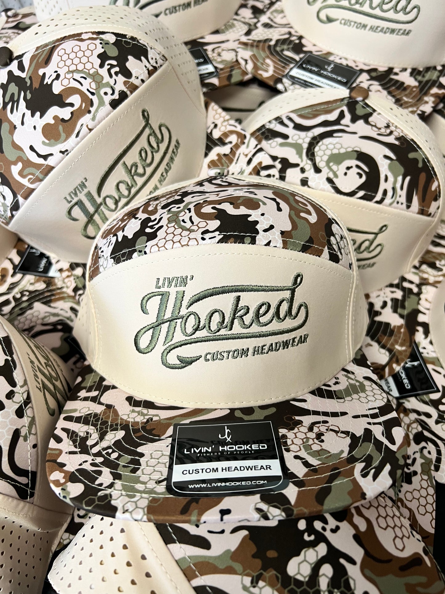 7 Panel Hat: Drip Fusion LIVIN HOOKED