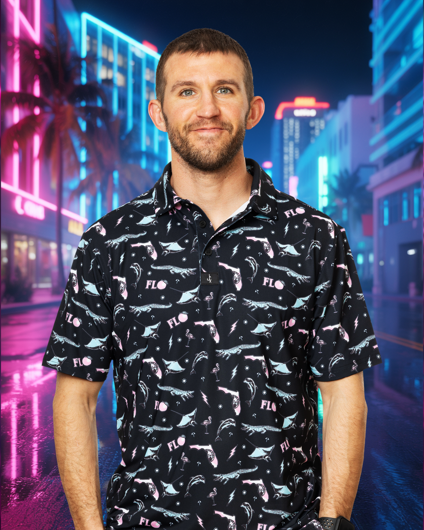 FLORIDA (Miami Vice) POLO ADULT