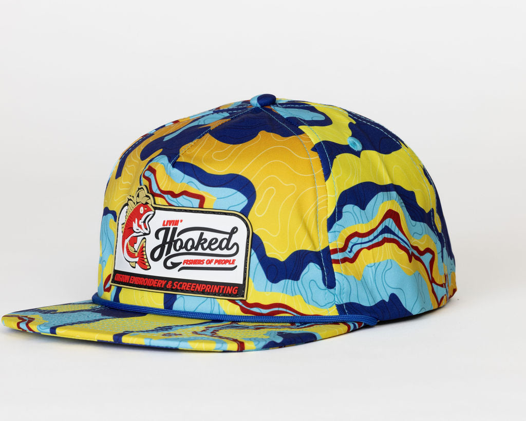 ROPE HAT: NO BOUNDARIES fire & ice