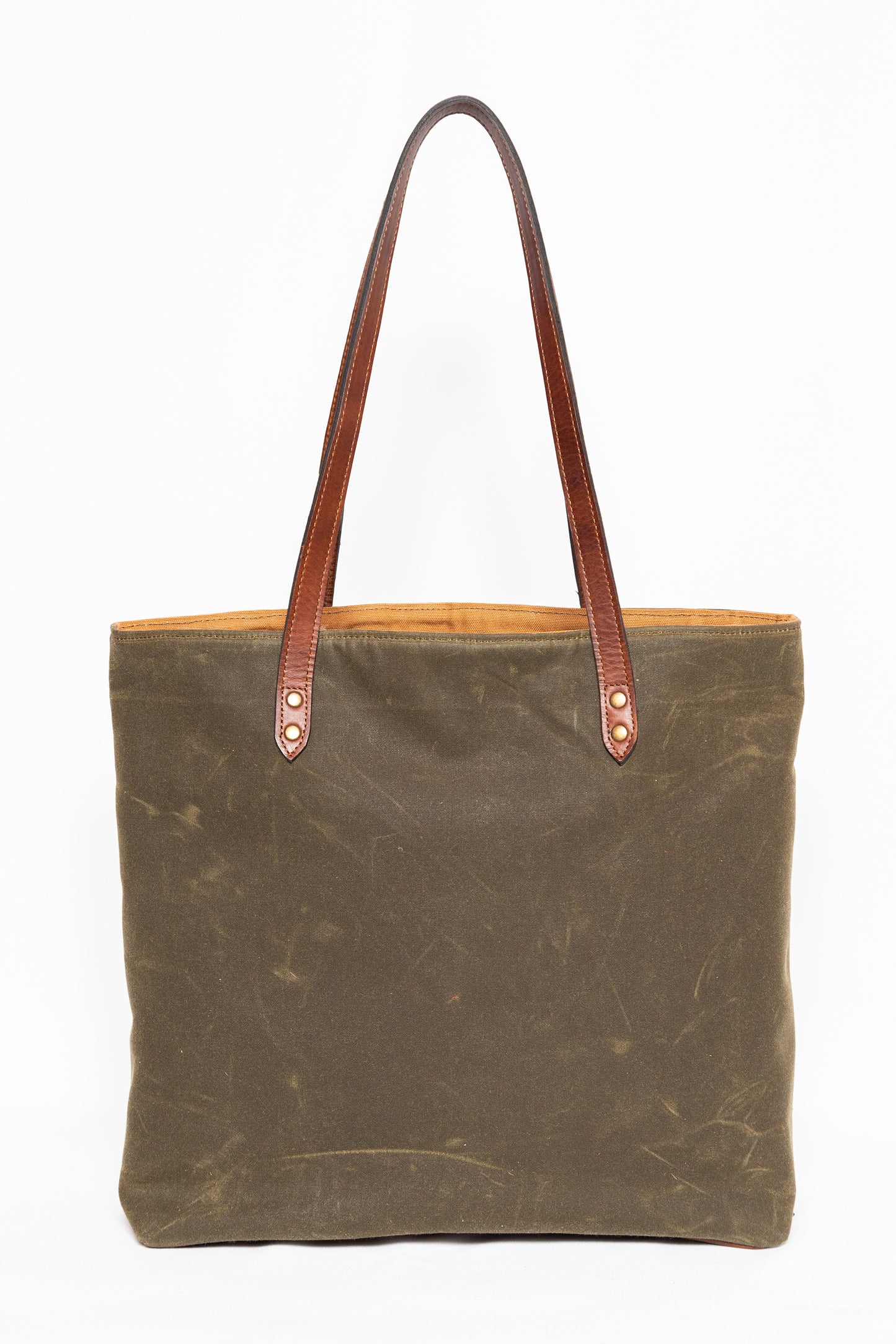 Wax Canvas Tote (HUNTER GREEN)