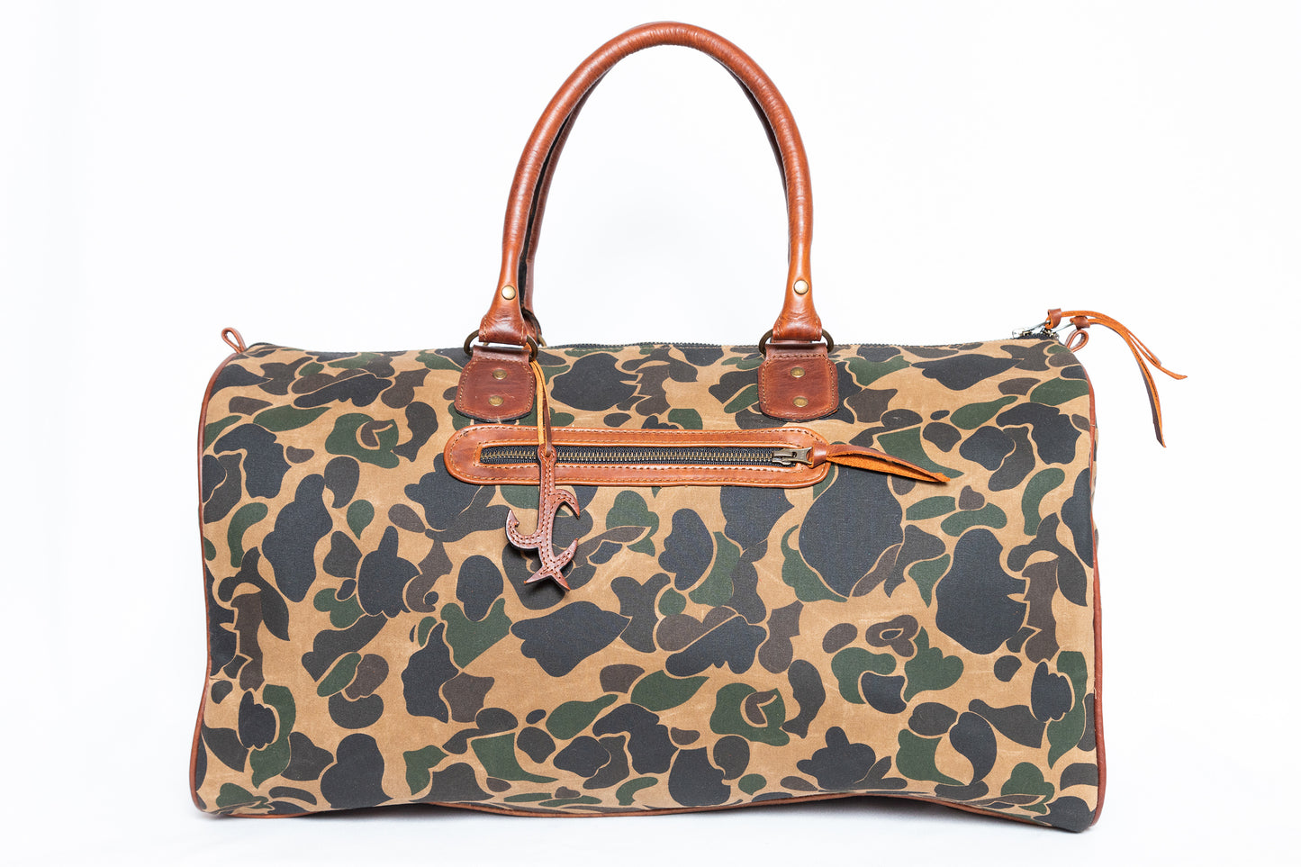 Old School Wax canvas/Leather Duffle (Carry on size)