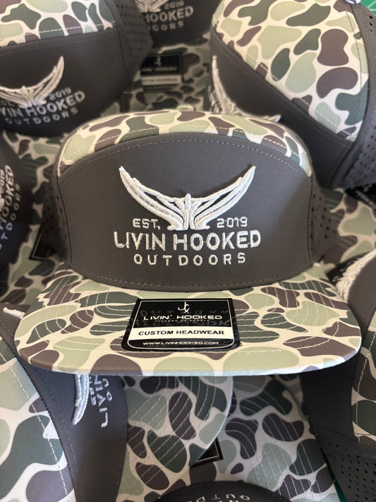 7 Panel Hat: Sage Tuna