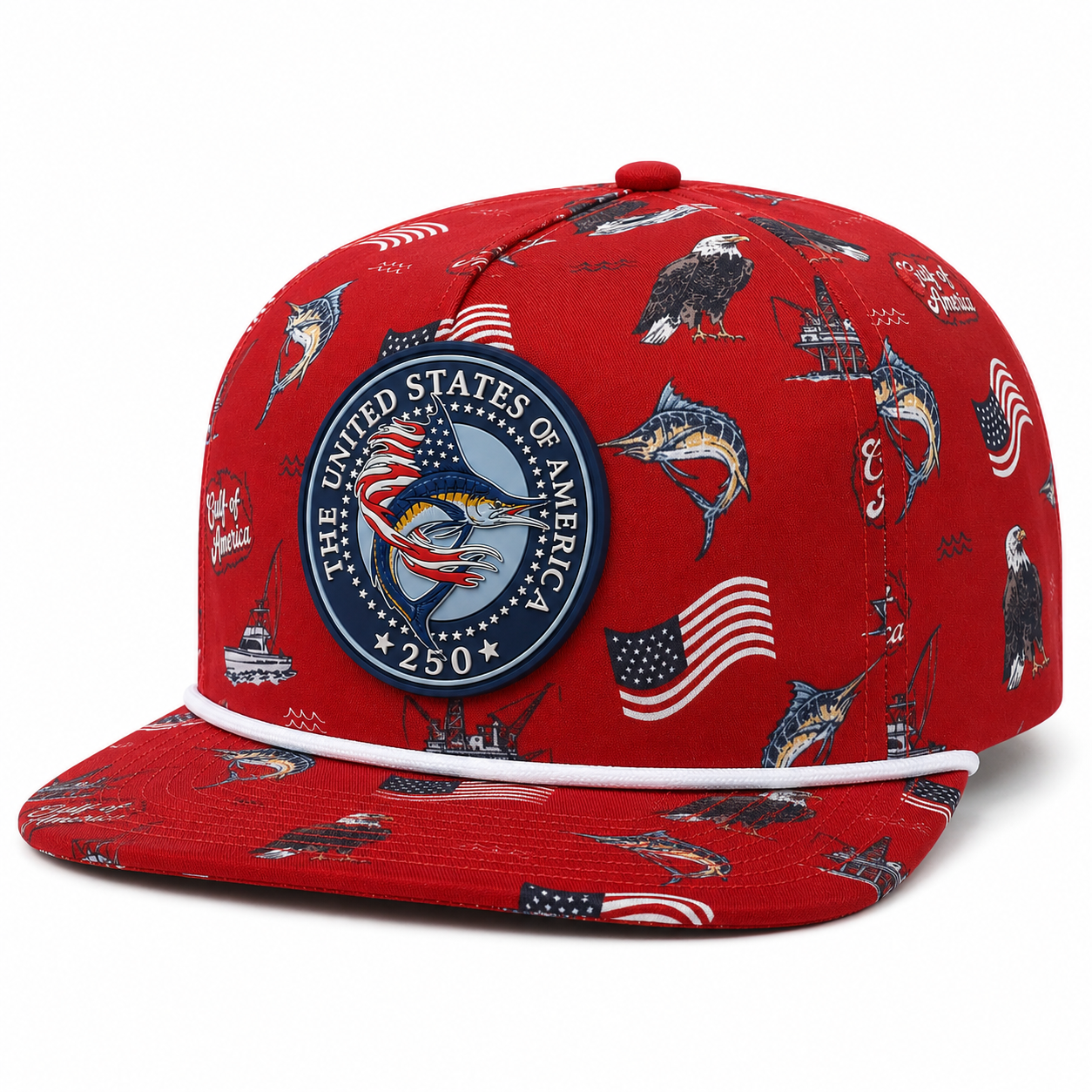 ROPE HAT: Gulf of America “250” USA (PREORDER END OF JUNE)
