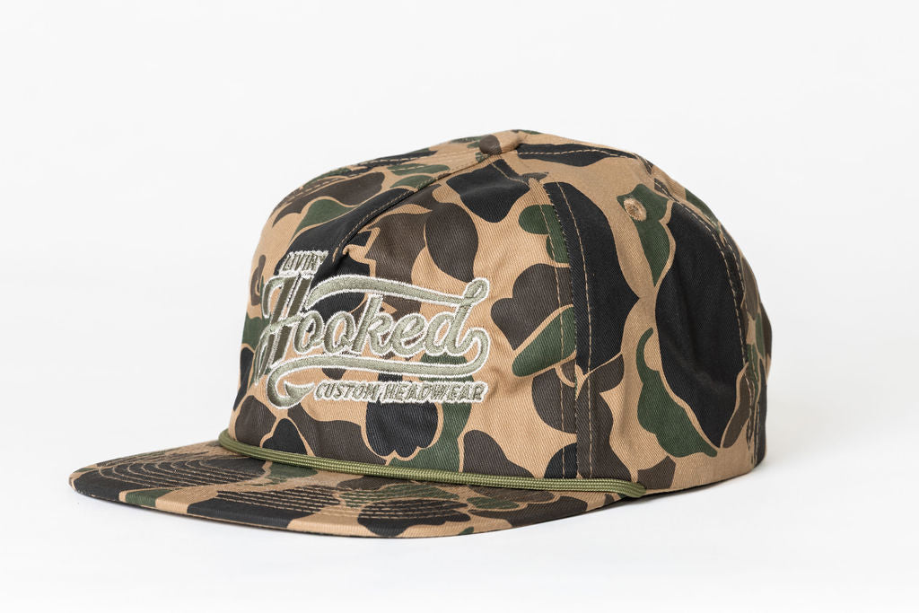 ROPE HAT: Retro Camo LIVIN HOOKED