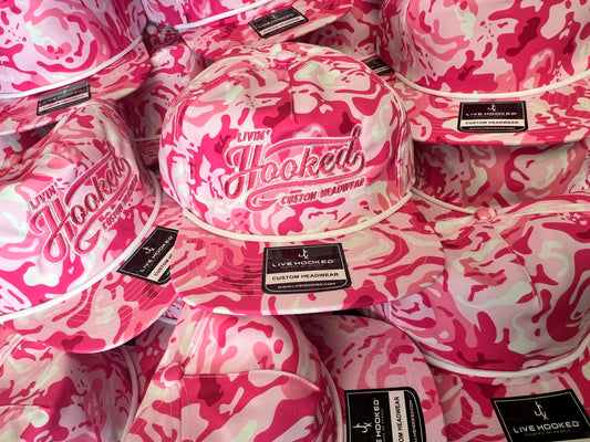 ROPE HAT: Coral Crush LIVIN HOOKED