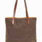 Wax Canvas Tote (BROWN)